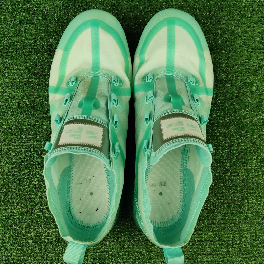 Nike Sneakers Mens 12 Teal VaporMax 2019 Running Shoes AR6631-300 Flat Air Unit - Picture 7 of 8